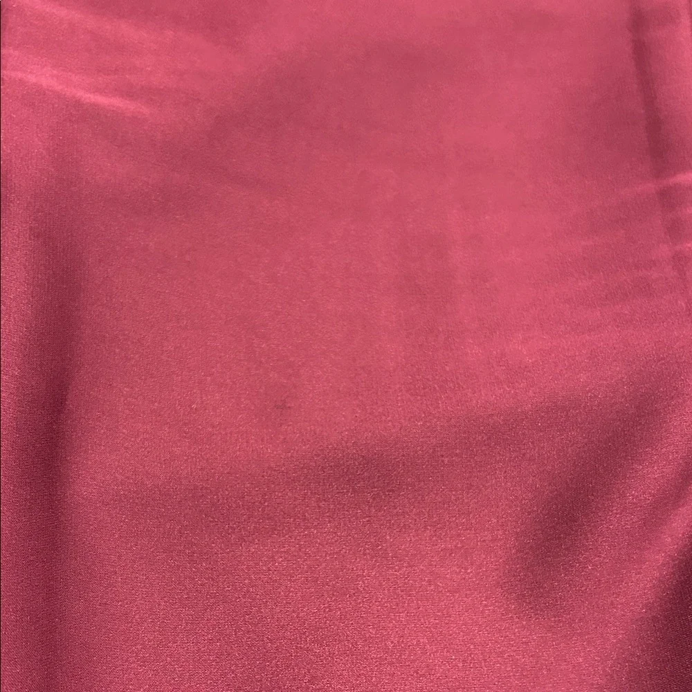 Wine colored silk pillowcase